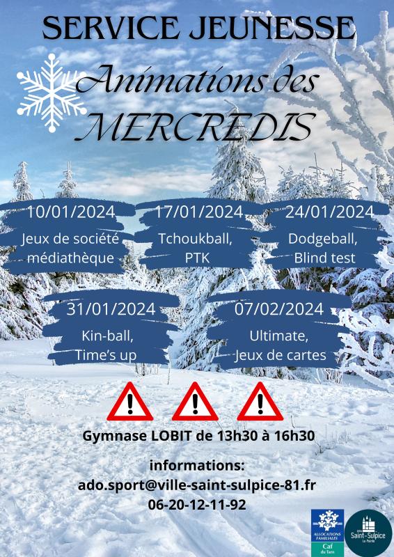 programme mercredis